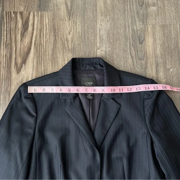 J.Crew Super 120s Wool Pinstripe 2-Button Blazer - Picture 13 of 16